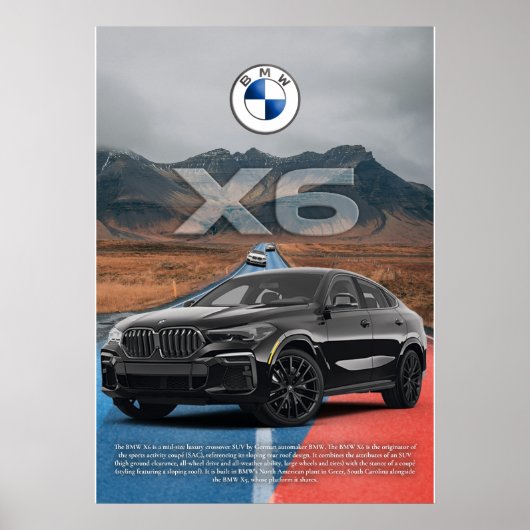 BMW X6 ポスター (正面)