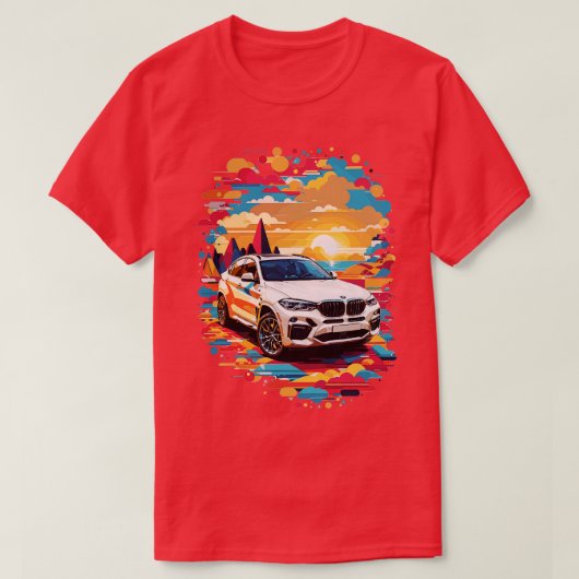 BMW X6 SUV 1 Tシャツ (デザイン正面)