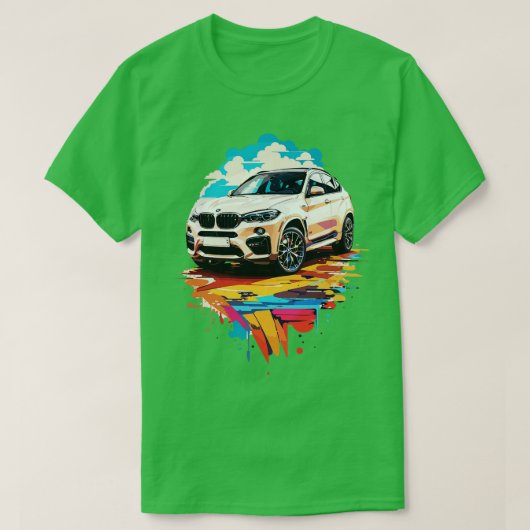 Bmw X6 Suv Tシャツ (デザイン正面)
