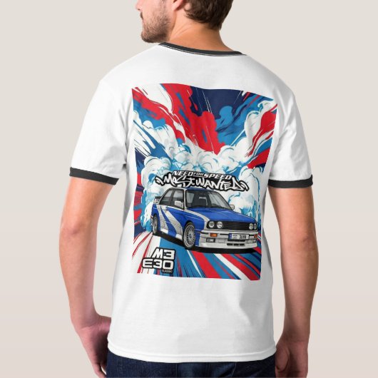 BMWE30 Tシャツ (裏面フル)