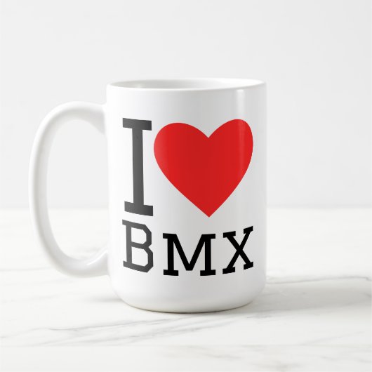 BMXが好き コーヒーマグカップ (左)