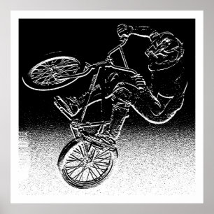 BMXのゆがみ、版権カレンJ WilliamsBMX ポスター