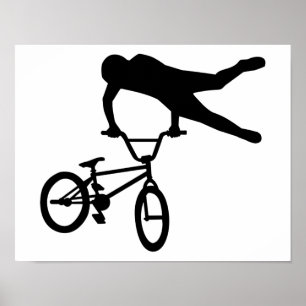 BMXのジャンプ ポスター