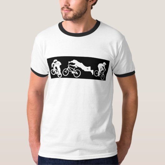 BMXのスポーツ Tシャツ (正面)