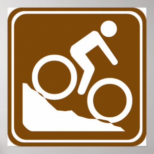 BMXのハイウェーの印 ポスター
