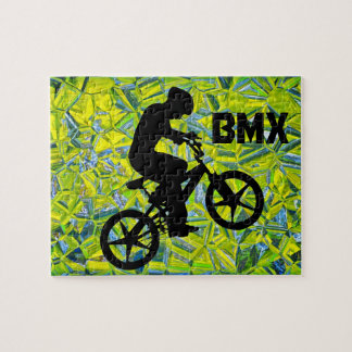 BMXのバイクのライダー ジグソーパズル