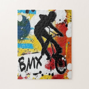 BMXのパズル ジグソーパズル