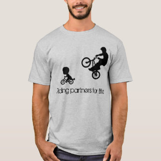 BMXの乗馬はパパのTシャツと組みます Tシャツ