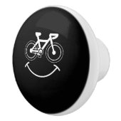 BMXの微笑の顔のギフト-周期のバイクのおもしろい セラミックノブ (右)