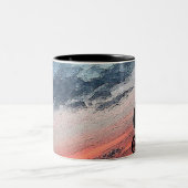 Bmxの日没のマグ ツートーンマグカップ (中央)