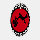 BMXの火REDDDDDD セラミックオーナメント (右)