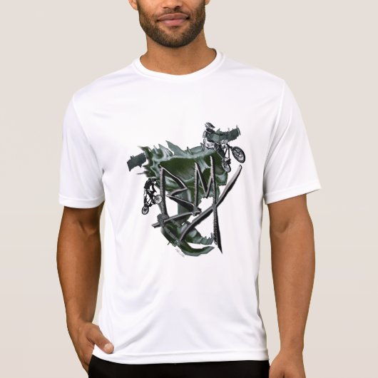 BMXの緑 Tシャツ (正面)