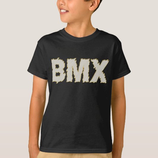 BMXの自転車のサイクリングの循環 Tシャツ (正面)