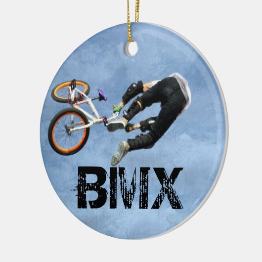 BMXはクリスマスのオーナメント、版権のカレンJ Wiを支配します セラミックオーナメント (左)