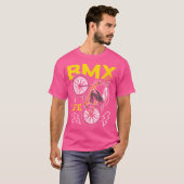 BmxはライフバイクモトクロスBmx Tシャツ (正面フル)