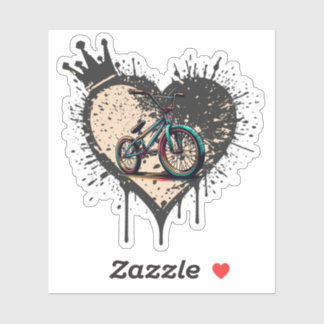 BMXは私の愛のビニールカスタムカットのシール シール