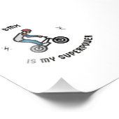 Bmxは私の超大国です フォトプリント (角)