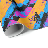 BMXを反転 ラッピングペーパー (ロールコーナー)