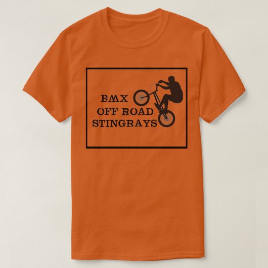 BMXオフロードstingrays Tシャツ (デザイン正面)