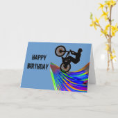 BMXオンレインボーロード カード (黄色い花)