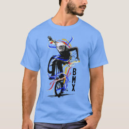 BMXオールドスクールバイクフラットランド Tシャツ