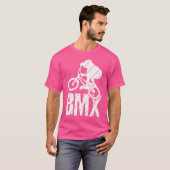 BmxカラーバイクファンバイクMtbバイクもしくは自転車に乗る人Bmx Tシャツ (正面フル)