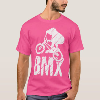 BmxカラーバイクファンバイクMtbバイクもしくは自転車に乗る人Bmx Tシャツ