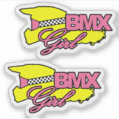 BMXガール シール (正面)