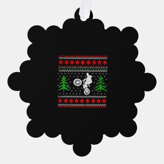 BMXクリスマス オーナメントカード (正面)