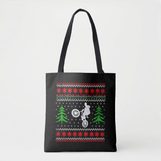 BMXクリスマス トートバッグ (正面)