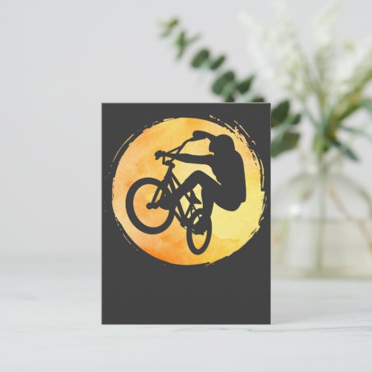 BMXサイクリングレーシングボーイズフリースタイルサイクリング ポストカード (スタンド正面)