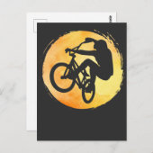 BMXサイクリングレーシングボーイズフリースタイルサイクリング ポストカード (正面/裏面)