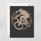 BMXサイクリングレーシングボーイズフリースタイル自転車 ポストカード (正面/裏面)