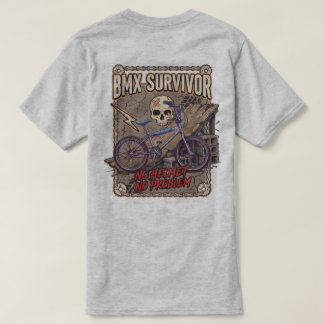 BMXスケッチランプサバイバー 80年代グラフィック Tシャツ