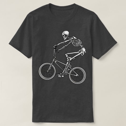 BMXスケルトン Tシャツ (デザイン正面)