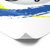 BMXトリカラーエンブレム ポスター (角)