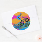 BMXトリックスター – BMXトリックバイク ラウンドシール (封筒)