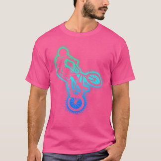 Bmxトリック自転車スタントメンズボーイズBmxサイクリスト Tシャツ