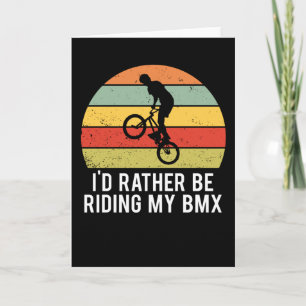 BMXバイクことわざフリースタイルスポーツレトロギフト カード