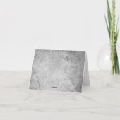 BMXバイクの少年たちのお誕生日パーティーお礼ノート オレンジ サンキューカード (裏面)