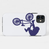 BMXバイクもしくは自転車に乗る人 Case-Mate iPhoneケース (裏面(横))
