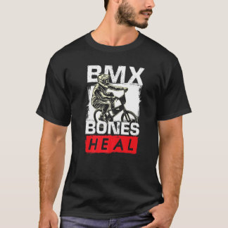 BMXバイクアクセサリー BMXライダー ランプ BMX ダウンヒルB Tシャツ