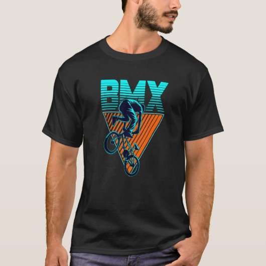 BmxバイクアクセサリーBmxライダーランプBmxダウンヒルB Tシャツ (正面)