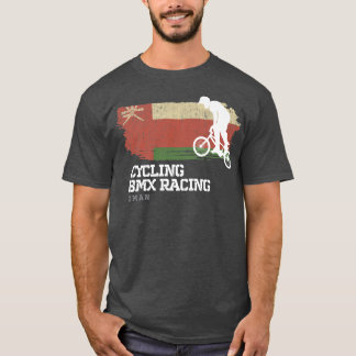 BMXバイクオマーン国旗サイクリングサイクリングレースBMX Tシャツ