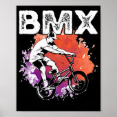BMXバイクカッコいいボーイズ自転車 ポスター (正面)