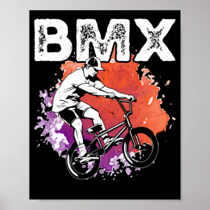 BMXバイクカッコいいボーイズ自転車 ポスター