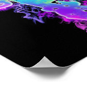 BMXバイクカラフルボーイズガールズ自転車 ポスター (角)