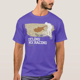 BMXバイクキプロス国旗サイクリングサイクリングレースBMX 26 Tシャツ