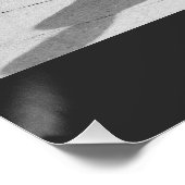 bmxバイクグランジ白黒写真 ポスター (コーナー)