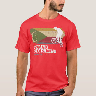 BMXバイクコモロ旗サイクリングサイクリングレースBMX 2 Tシャツ